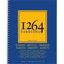 Fabriano 1264 Sketch Paper Yandan Spiralli Eskiz Defteri 90 Gr A4 120 Yaprak