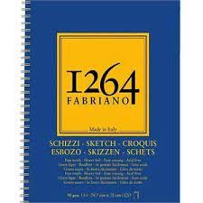 Fabriano 1264 Sketch Paper Yandan Spiralli Eskiz Defteri 90 Gr A4 120 Yaprak