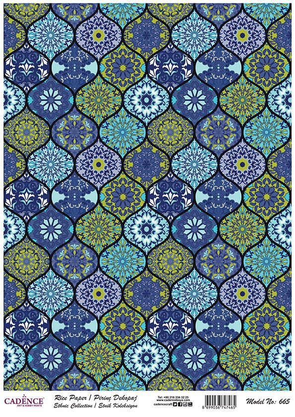 Cadence Pirinç Kağıt Model 665 30X42