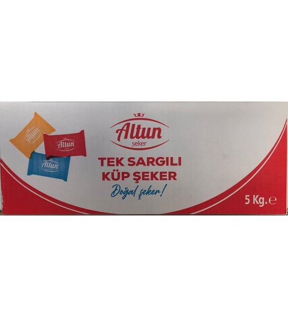 Altun Küp Şeker Tek Sargılı 5 Kg