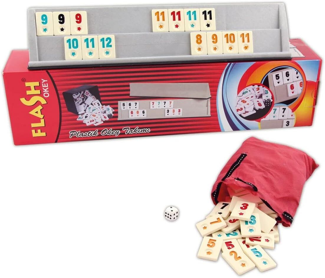 Star Flash Plastik Okey Takımı