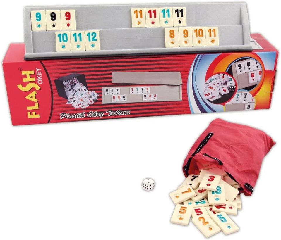 Star Flash Plastik Okey Takımı