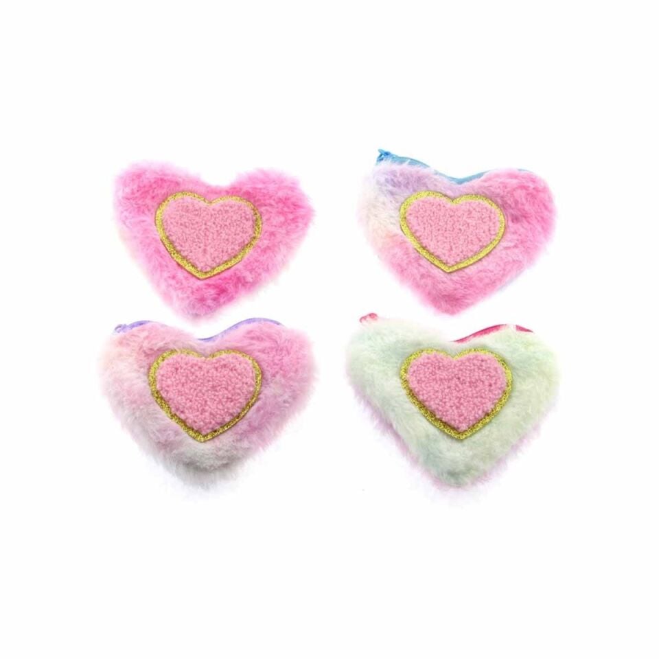 Taros Peluş Kalpli Anahtarlık