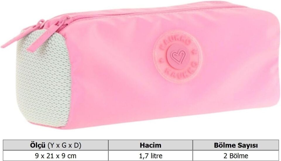 Kaukko Holiday Dual Kalem Çantası Pink