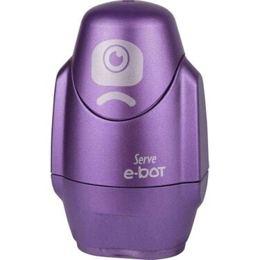 Serve E-Bot Silgili Kalemtraş Metalik Mor Tekli