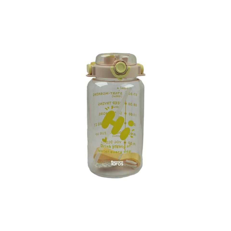 Taros Quokka Life Motto Şeffaf Matara 1650 Ml