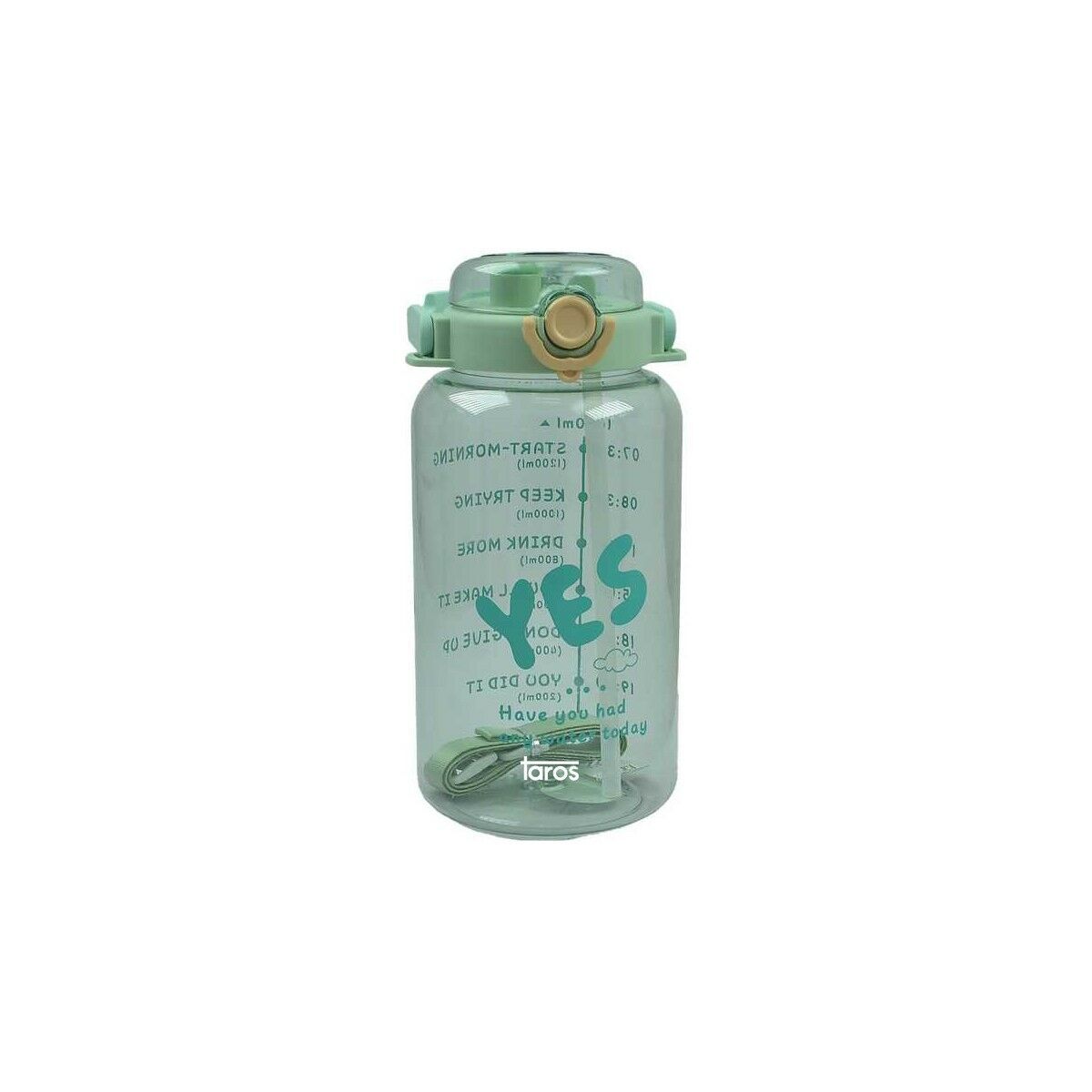 Taros Quokka Life Motto Şeffaf Matara 1650 Ml