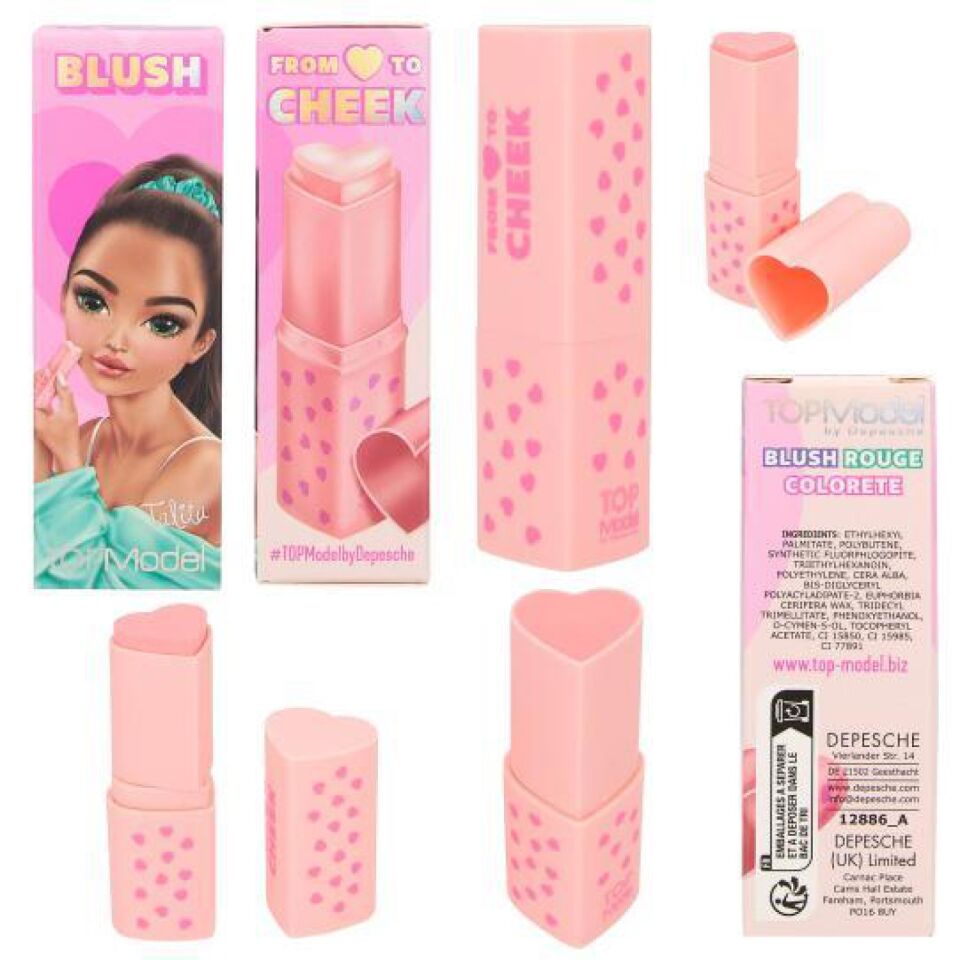 Top Model Kalpli Allık Çubuğu Açık Pembe
