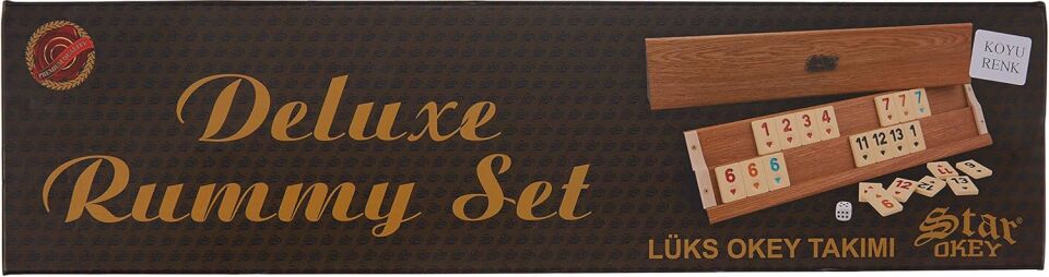 Star Deluxe Ahşap Okey Takımı