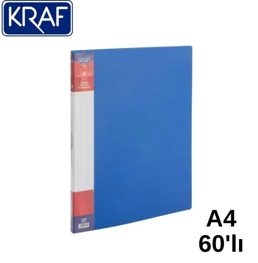 Kraf Sunum Dosyası 60 Lı F60Ak Mavi