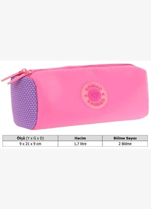 Kaukko Holiday Dual Kalem Çantası Rose