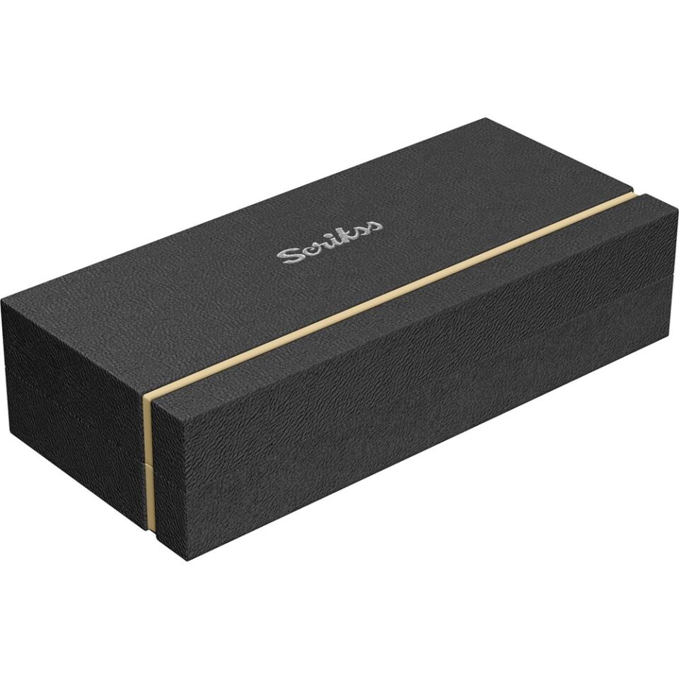 Scrikss 35 Dolmakalem - Tükenmez Kalem 2 Li Set Mat Siyah Altın