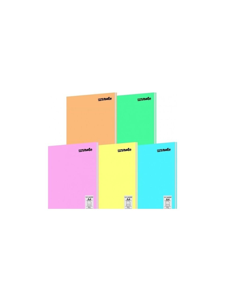 Mynote Text Pastel Defter A4 60 Yaprak Çizgili