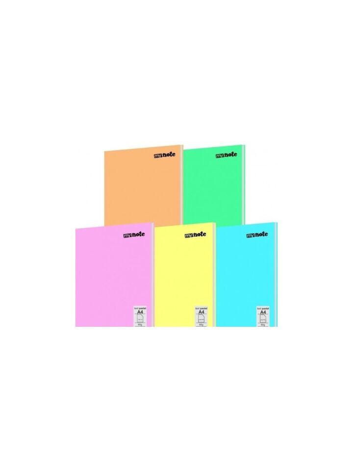 Mynote Text Pastel Defter A4 60 Yaprak Çizgili