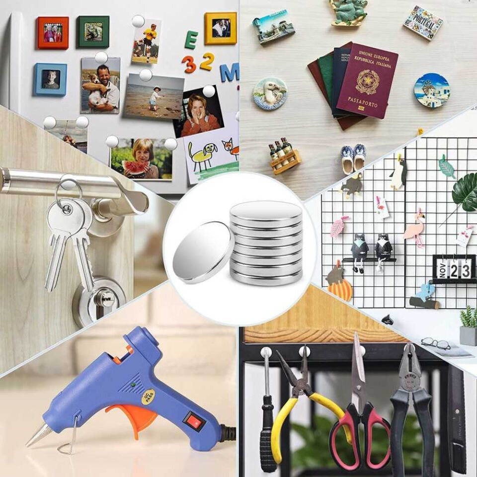 Emin İş Eğitimi Düz Yuvarlak Mıknatıs 20 Li