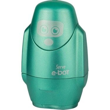 Serve E-Bot Silgili Kalemtraş Metalik Yeşil Tekli