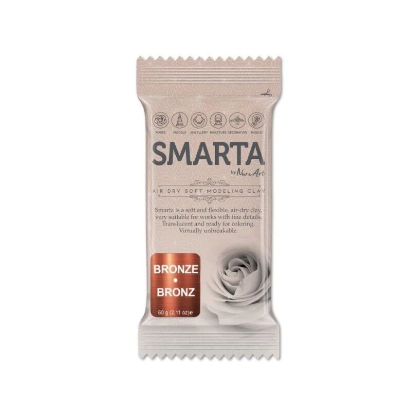 Nureart Smarta Havayla Kuruyan Modelleme Hamuru Metalik Bronz 60 Gr