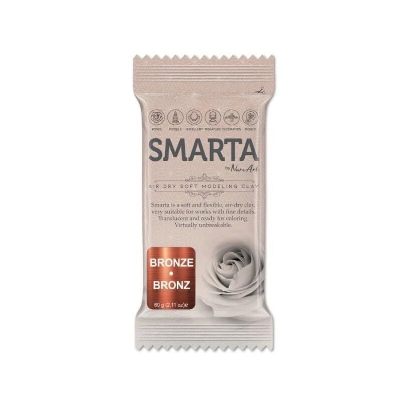 Nureart Smarta Havayla Kuruyan Modelleme Hamuru Metalik Bronz 60 Gr