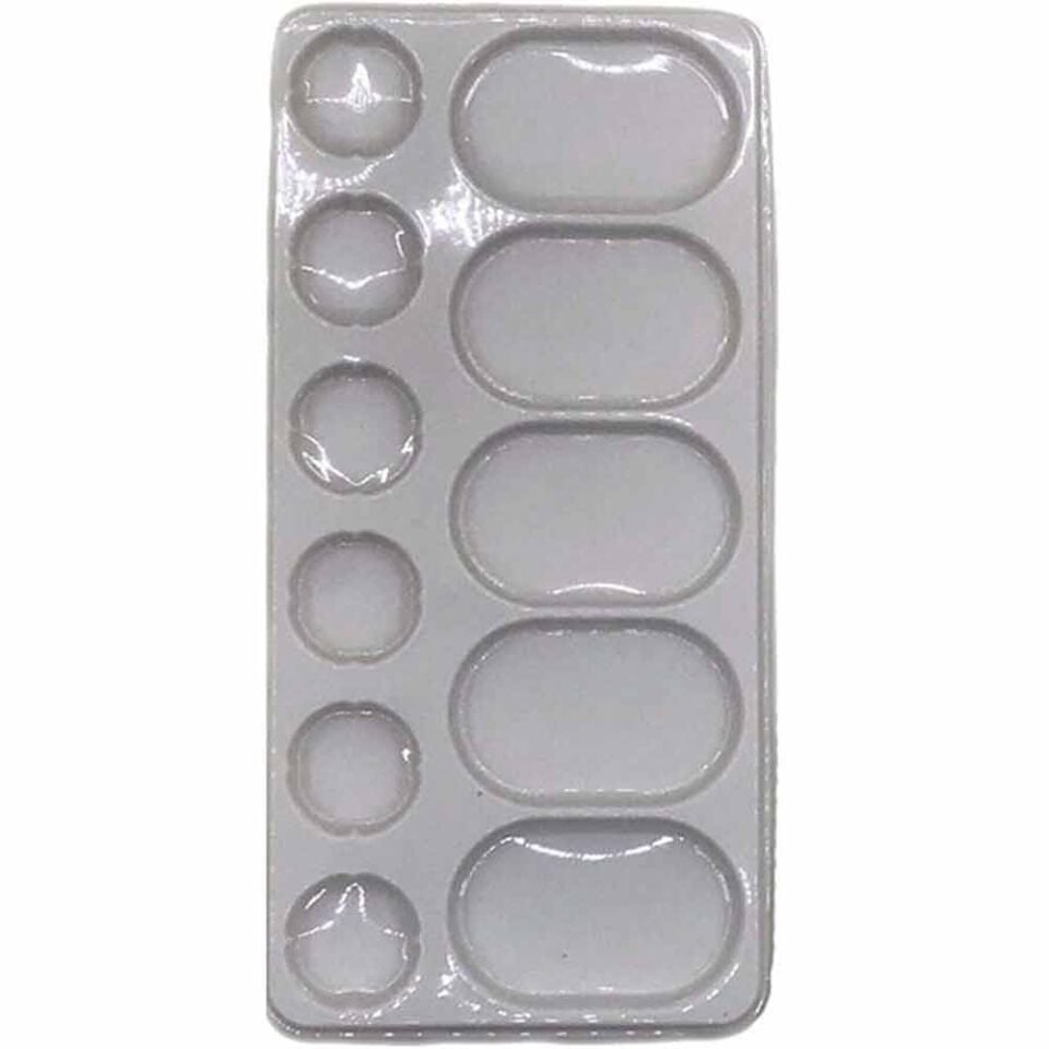 Fanart Academy Kullan-At Plastik Palet 25x12,5 Cm - C 5+6 Çeşit Göz