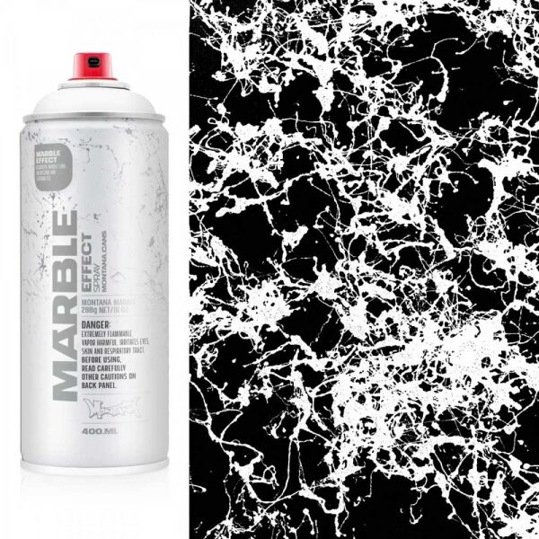 Montana Effect Marble Sprey Boya 400 Ml White Em 9100