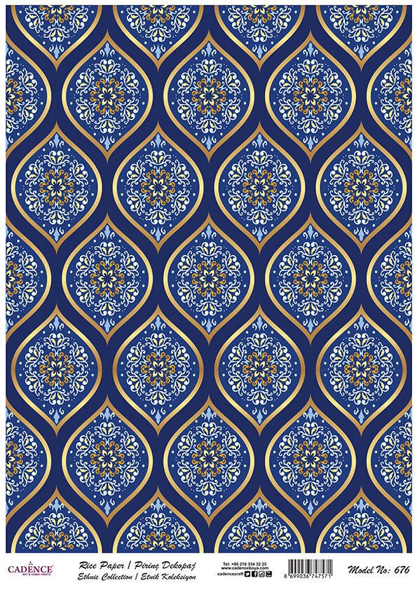 Cadence Pirinç Kağıt Model 676 30X42