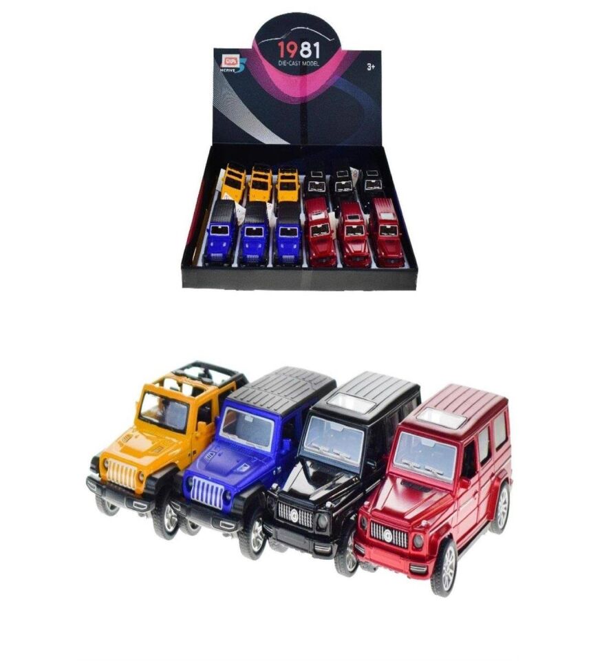 Çek Bırak Kapıları Açılan Jeep 1:32