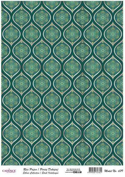Cadence Pirinç Kağıt Etnik Seri Model 679 30x42