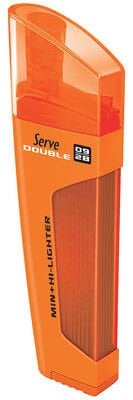 Serve Duble Mekanik Kurşun Kalem Ucu-Fosforlu Kalem 09 Mm Turuncu