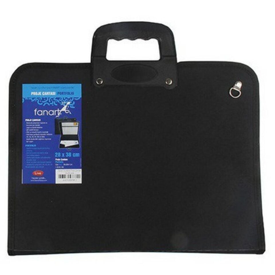 Fanart Academy Proje Çantası 28x38 Cm Siyah