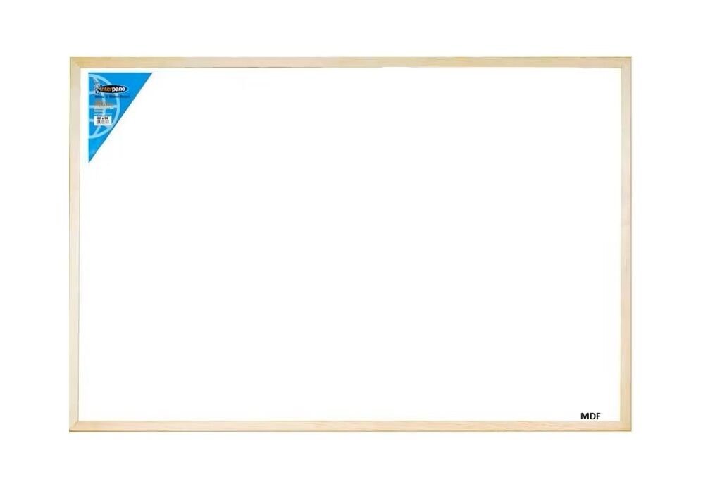 İnter 90x120 Mdf Çerçeveli Laminant Yüzey Duvara Monte Yazı Tahtası