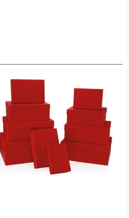 Gıpta Your Red Diktörtgen Kutu 04