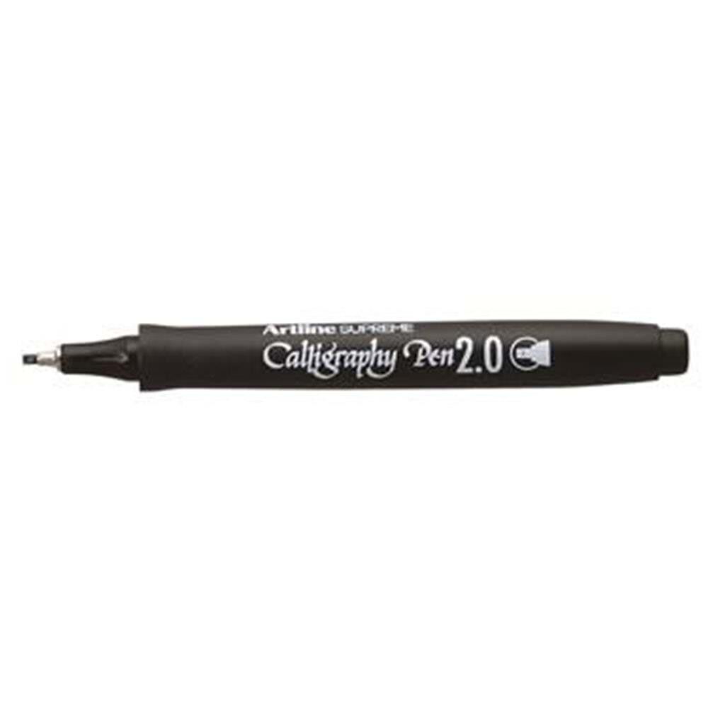 Artline Supreme Calligraphy Pen 2.0 Kaligrafi Kalemi Uç:2,0mm Siyah
