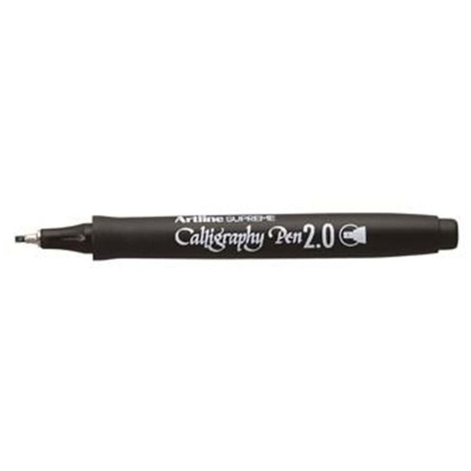 Artline Supreme Calligraphy Pen 2.0 Kaligrafi Kalemi Uç:2,0mm Siyah