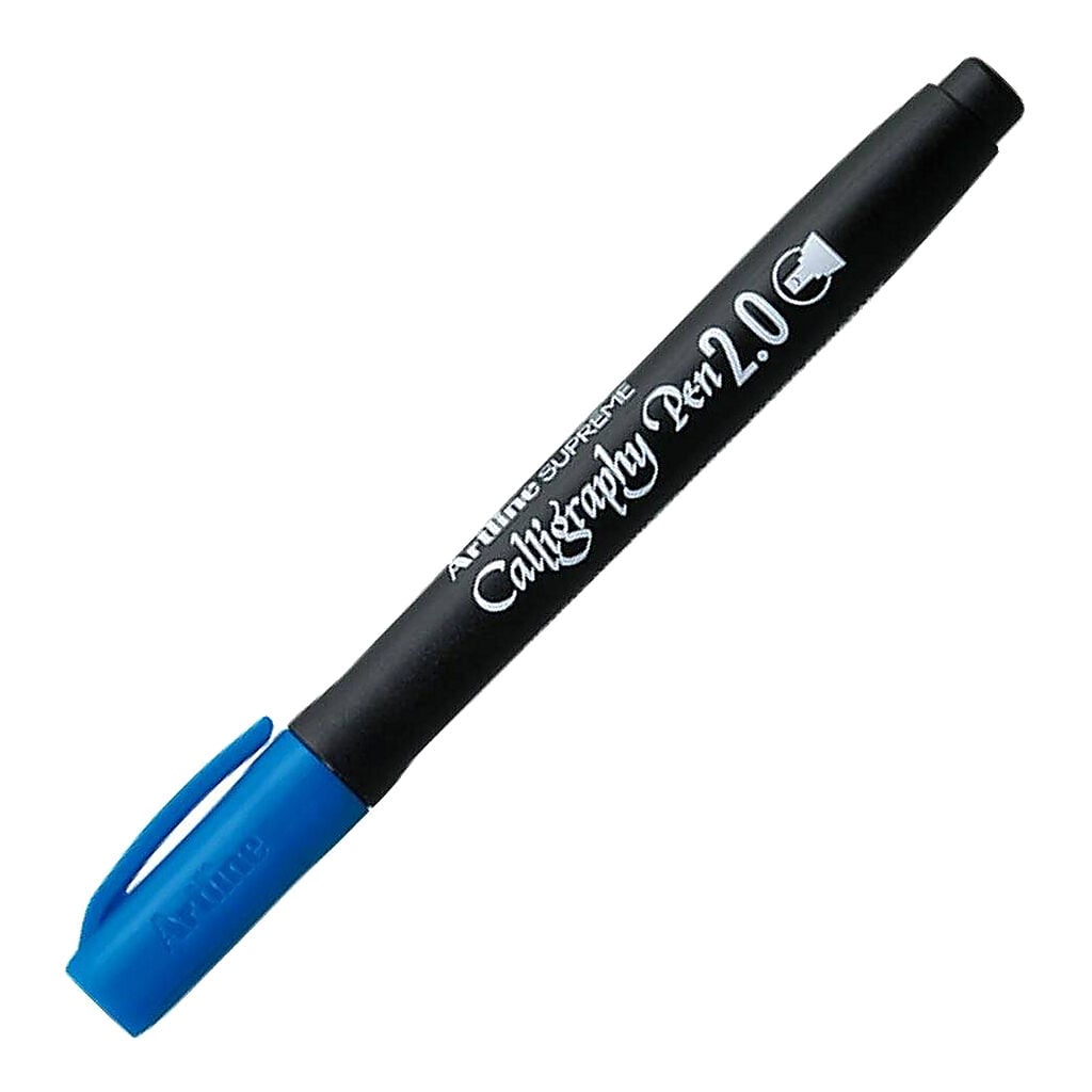 Artline Supreme Calligraphy Pen 2.0 Kaligrafi Kalemi Uç:2,0mm Mavi