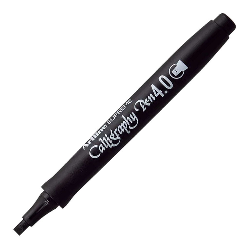 Artline Supreme Calligraphy Pen 4.0 Kaligrafi Kalemi Uç:4,0mm Siyah