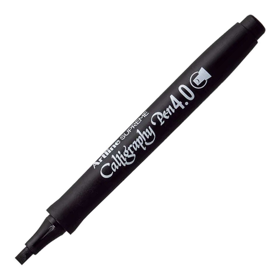 Artline Supreme Calligraphy Pen 4.0 Kaligrafi Kalemi Uç:4,0mm Siyah
