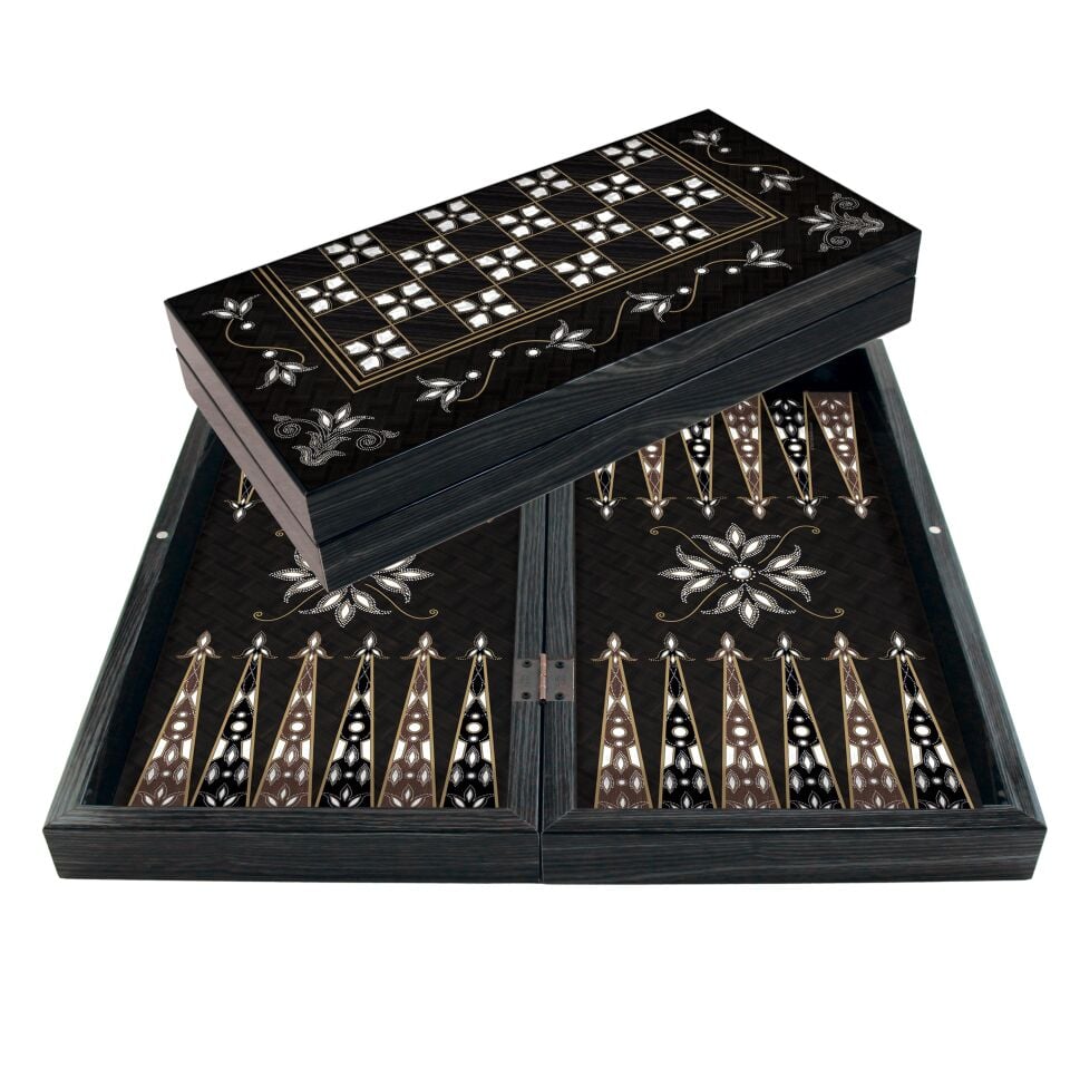 Star Parlak Profil Lale Sedef Tavla Takımı