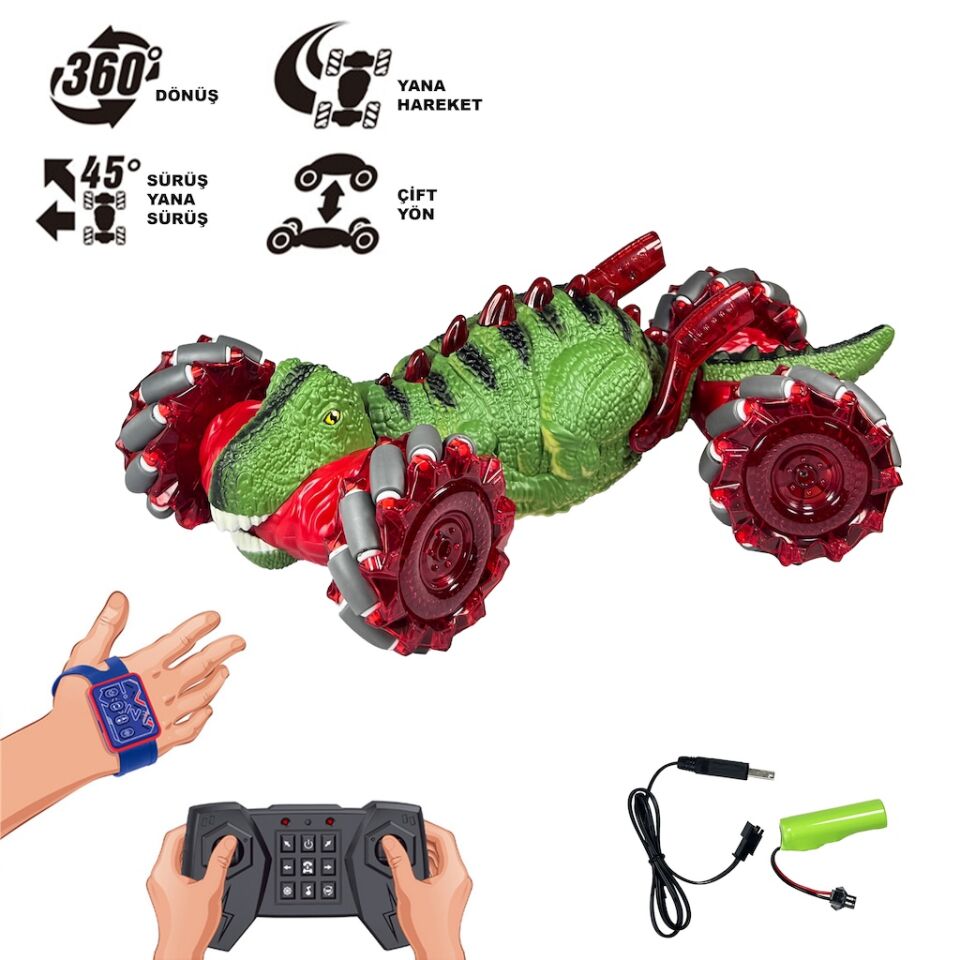Vardem Bilekten Kontrol Şarjlı 2.4G Dinazor Araba