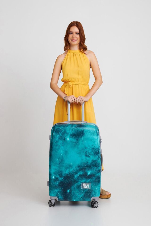 Yaygan Coral High Açık Mavi Valiz NO3 Set 16833