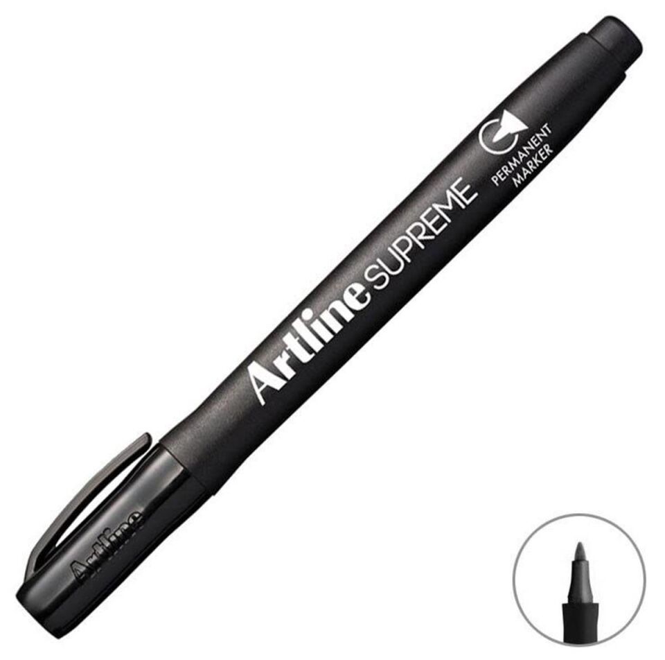 Artline Supreme Permanent Markör 1.0 Mm Siyah
