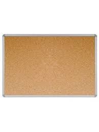 İnter 60x90 Alüminyum Çerçeveli Duvara Monte Mantar Pano