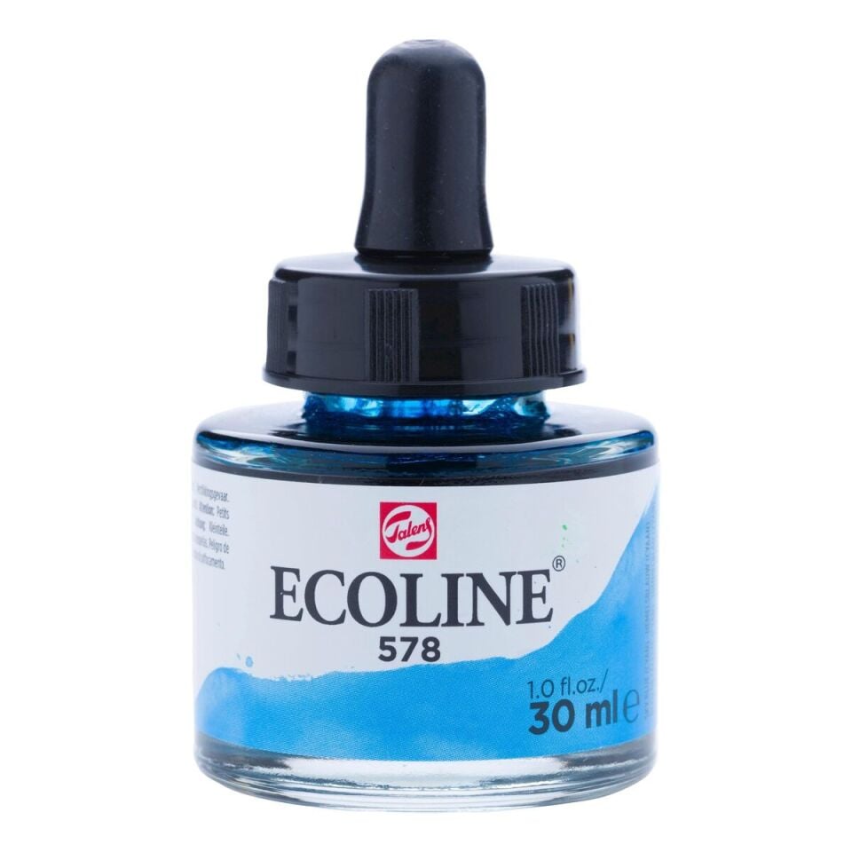 Ecoline Sıvı Suluboya 30 Ml Sky Blue Cyan