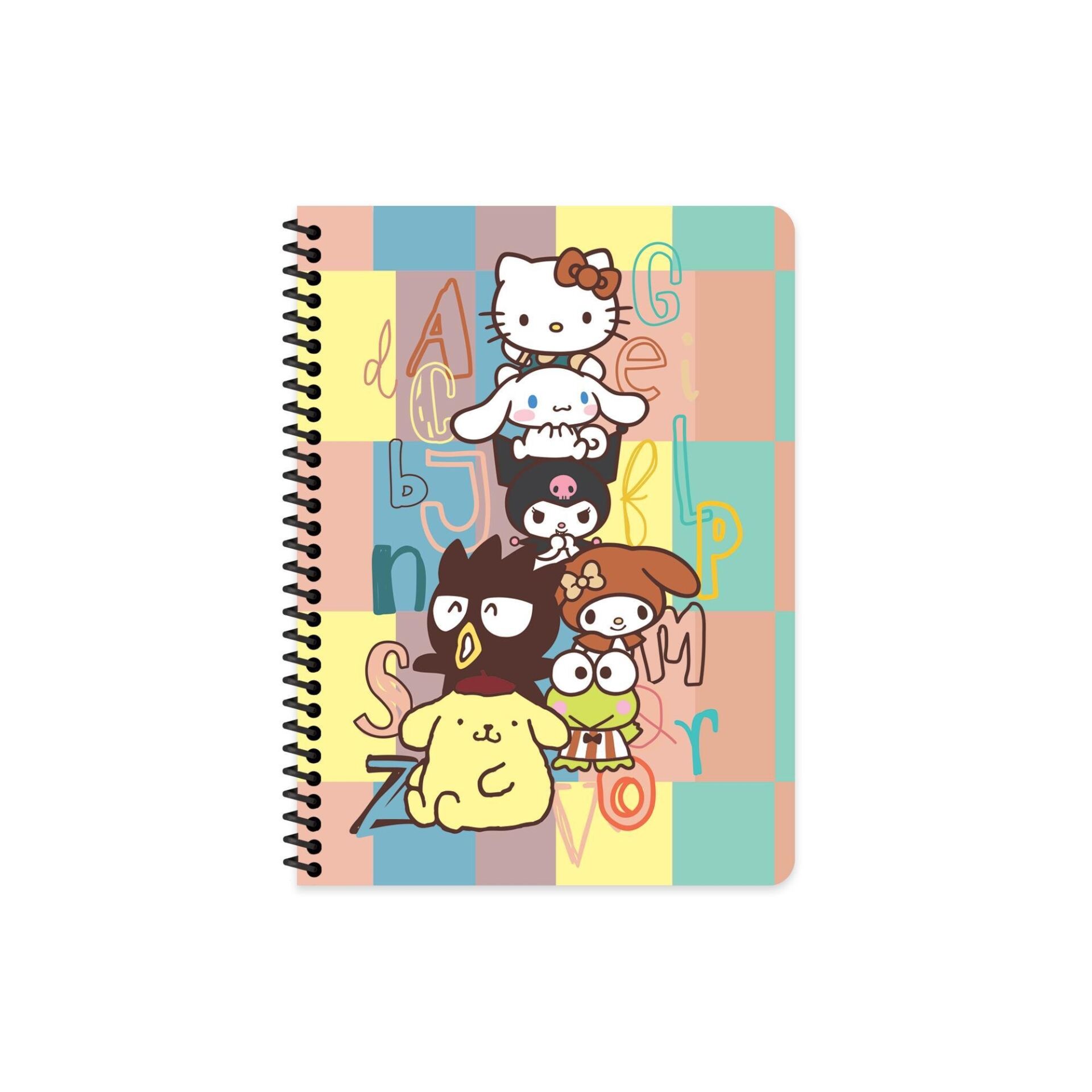 Keskin Hello Kitty  And Friends 16,5x22,5 Spiralli Karton Kapak Defter 80 Yaprak Çizgili