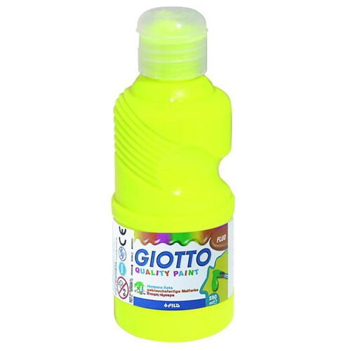 Giotto Fluo Neon Guaj Boya 250 Ml Sarı