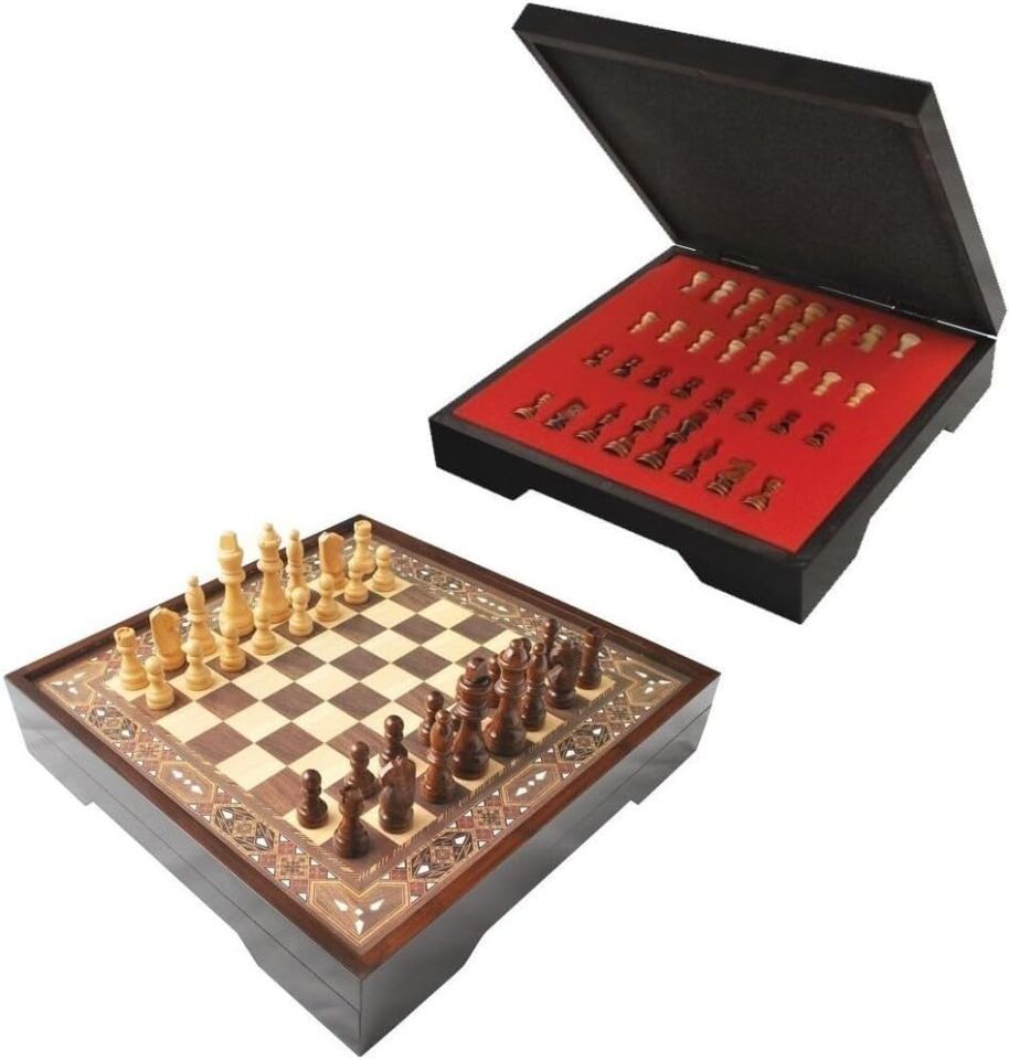 Star Vip Satranç Takımı Ceviz Büyük