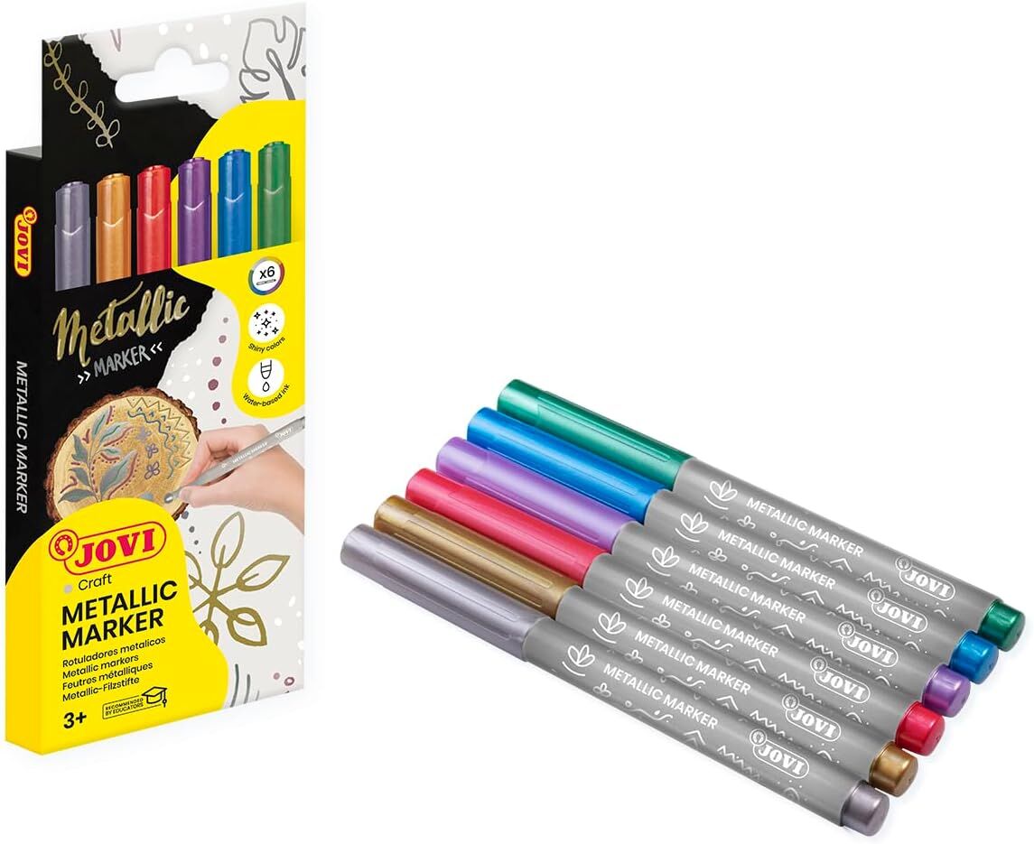 Jovi 1606M Decor Metalik Kalem 6 Renk