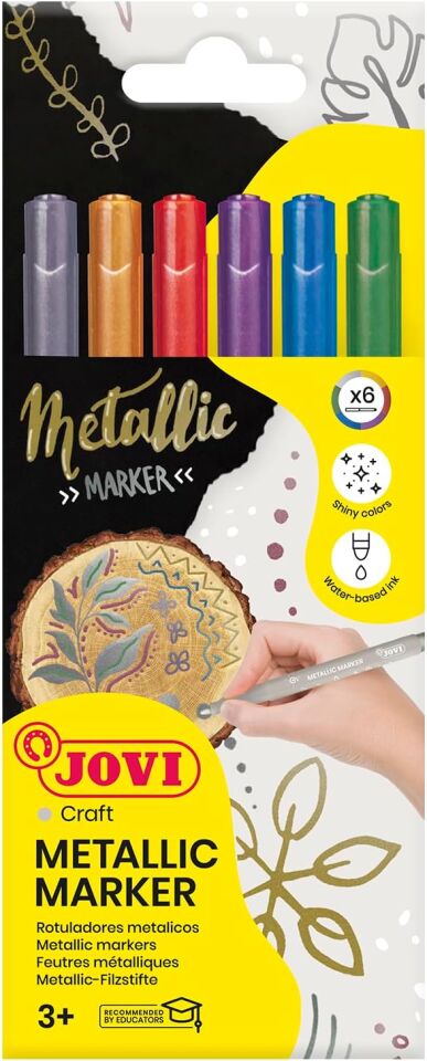 Jovi 1606M Decor Metalik Kalem 6 Renk