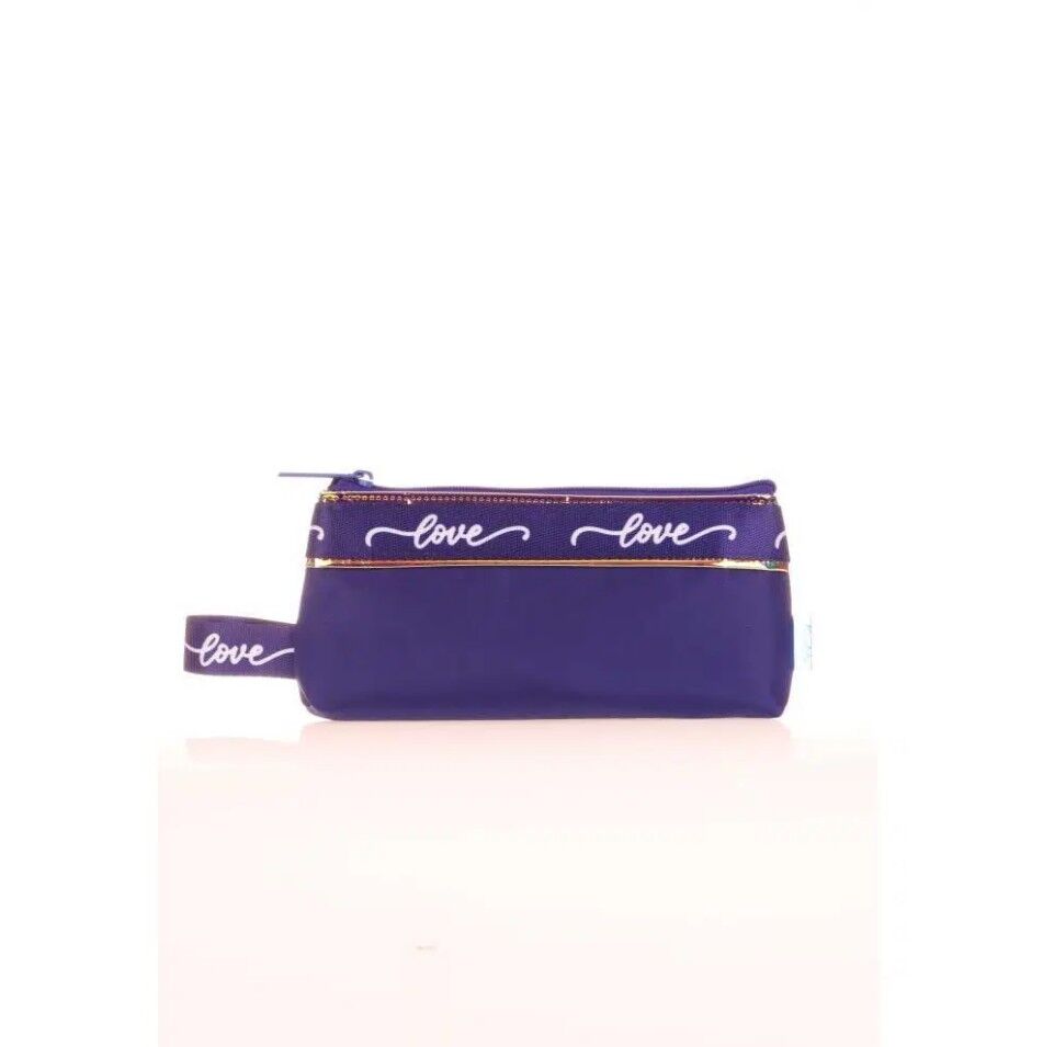 Kaukko Mirror Baggy Kalem Çantası Navy Blue