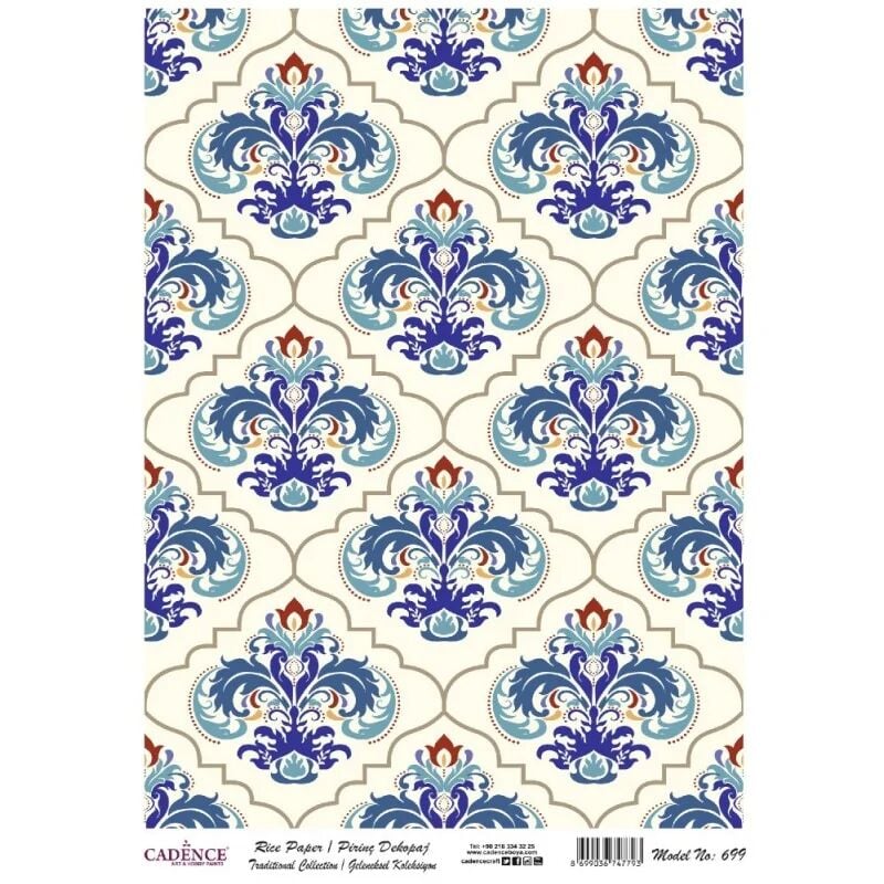 Cadence Pirinç Kağıt Geleneksel Seri Model 699 30x42