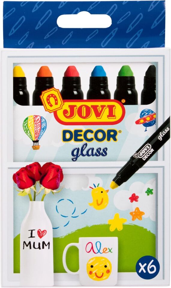 Jovi 1906 Decor Cam Kalemi 6 Renk